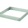 MALLARD FERRIERE Cadre à Tarte Carré Inox Perforé 8.5 cm H.2 cm* Cercle À Patisserie