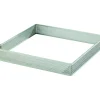 MALLARD FERRIERE Cadre à Tarte Carré Inox Perforé 8 cm H.2 cm* Cercle À Patisserie