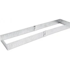 SCRAPCOOKING Cadre à Tarte Rectangle Extensible Perforé 22 à 42 cm* Cercle À Patisserie