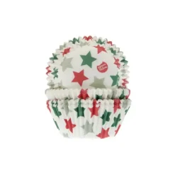 HOUSE OF MARIE Caissette à Cupcake Étoiles Ø 5 cm (x50)* Moules En Papier