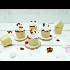 SCRAPCOOKING Caissette rigide de cuisson kraft (x25)* Moules En Papier