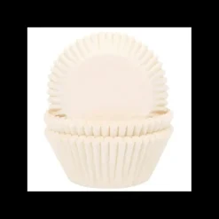 HOUSE OF MARIE Caissettes à Cupcakes Ivoire (x50)* Moules En Papier