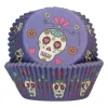FUNCAKES Caissettes Cupcakes Violettes Fête des Morts (x48)* Moules En Papier