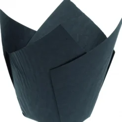 NORDIA Caissettes en Papier Tulipcup Noir Ø 5 cm H 8 cm* Moules En Papier