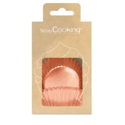 SCRAPCOOKING Caissettes Rose Gold (x48)* Moules En Papier
