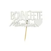 PATISDECOR Cake Topper Bonne Fête Maman sur Pic (x30) Patisdécor* Décoration Gâteau