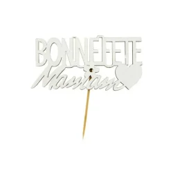PATISDECOR Cake Topper Bonne Fête Maman sur Pic (x30) Patisdécor* Décoration Gâteau
