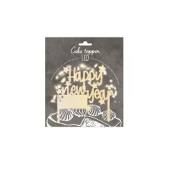 SCRAPCOOKING Cake Topper Happy New Year Led* Décoration Gâteau