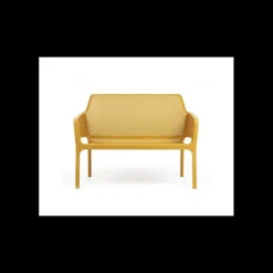 NARDI Canapé en Résine Moutarde Net Bench* Mobilier Lounge|Salon De Jardin Professionnel