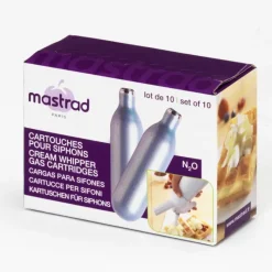 MASTRAD Cartouche N2O pour Siphon 8g (x10)* Siphons & Cartouches