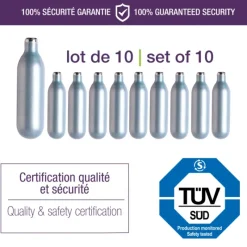 MASTRAD Cartouche N2O pour Siphon 8g (x10)* Siphons & Cartouches
