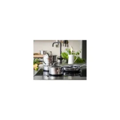 GREENPAN Casserole Inox Ø 16 cm avec Becs Verseurs PREMIERE* Casseroles