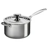 LE CREUSET Casserole inox avec couvercle 20 cm Signature* Casseroles