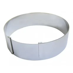 DE BUYER Cercle à entremets extensible 16 à 36 cm en inox* Cercle À Patisserie