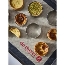 DE BUYER Cercle à Entremets Perforé Ø 5,5 cm x H 3,5 cm de L'école Valrhona* Cercle À Patisserie