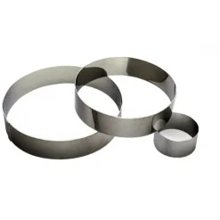 GOBEL Cercle à Mousse Inox 28 cm x H 4,5 cm* Cercle À Patisserie