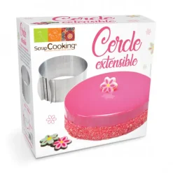 SCRAPCOOKING Cercle à Pâtisserie Extensible Inox* Cercle À Patisserie