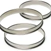 GOBEL Cercle à Tarte Inox Bords Roulés Ø 9 cm x H 2,7 cm* Cercle À Patisserie
