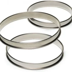 GOBEL Cercle à Tarte Inox Bords Roulés Ø 9 cm x H 2,7 cm* Cercle À Patisserie