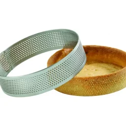MALLARD FERRIERE Cercle à Tarte Inox Perforé Ø16 cm H.2 cm* Cercle À Patisserie