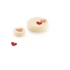SILIKOMART Chablon Silicone Cœur 3,1 x 3,1 cm (x30) Professional* Emporte Pièce - Découpoir Pâtisserie|Moule Silicone