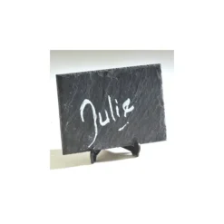 LEBRUN Chevalet porte nom avec ardoise par (x6)* Servir, Présenter