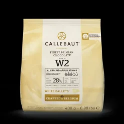 CALLEBAUT Chocolat Blanc 28% W2 400g* Chocolat De Couverture