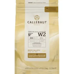 CALLEBAUT Chocolat Blanc 28% W2 1kg* Chocolat De Couverture