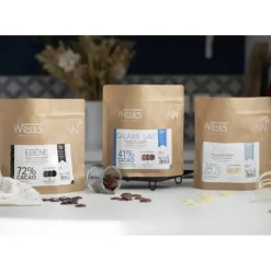 WEISS Chocolat Noir 72% Ebène 1 kg* Chocolat De Couverture