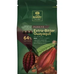 BARRY Chocolat noir Extra-Bitter Guayaquil pistoles 5 kg* Chocolat De Couverture