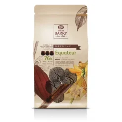 BARRY Chocolat Noir Origine Equateur 76% 1 kg* Chocolat De Couverture