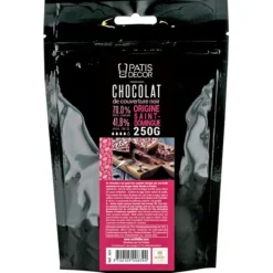PATISDECOR Chocolat Noir Origine St Domingue 250 g Patisdécor* Chocolat De Couverture