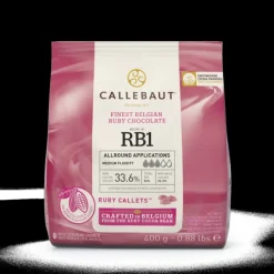 CALLEBAUT Chocolat Ruby RB1 33,6% 400 g* Chocolat De Couverture