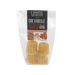 PATISDECOR Cire d'Abeille Alimentaire 20 g Patisdécor (x4)* Produits Pâtisserie