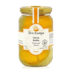 TERRE EXOTIQUE Citrons Beldis Confits au Sel Bio 330 g* Fruits Confits