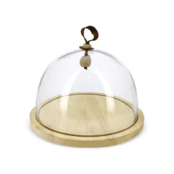 REVOL Cloche à Gâteau avec Socle en Chêne 30,5 cm Inspired by* Présentoirs Pour Gâteaux