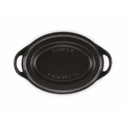 LE CREUSET Cocotte Doufeu Ovale en Fonte 32 cm Noir Mat* Cocotte En Fonte
