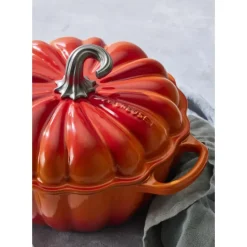 LE CREUSET Cocotte en Fonte Citrouille 24 cm Volcanique* Cocotte En Fonte