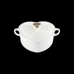 LE CREUSET Cocotte en Fonte Cœur 20 cm Blanc* Cocotte En Fonte