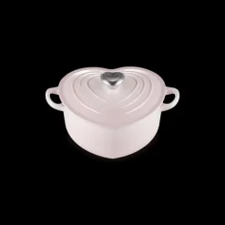 LE CREUSET Cocotte en Fonte Cœur 20 cm Shell Pink* Cocotte En Fonte
