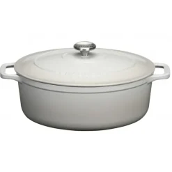 CHASSEUR Cocotte en Fonte Ovale 29 cm Macadamia* Cocotte En Fonte