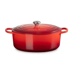 LE CREUSET Cocotte en Fonte Ovale 35 cm Cerise Signature* Cocotte En Fonte