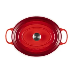 LE CREUSET Cocotte en Fonte Ovale 35 cm Cerise Signature* Cocotte En Fonte