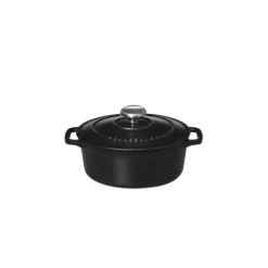CHASSEUR Cocotte en Fonte Ovale 17 cm Noir Mat* Cocotte En Fonte
