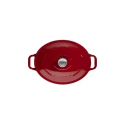 CHASSEUR Cocotte en Fonte Ovale 33 cm Rouge* Cocotte En Fonte