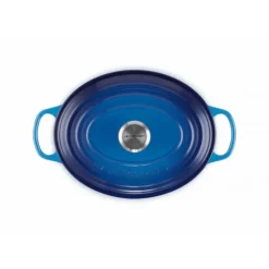 LE CREUSET Cocotte en fonte Ovale 31 cm Azur Signature* Cocotte En Fonte