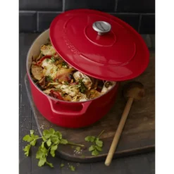 CHASSEUR Cocotte en Fonte Ovale 35 cm Rubis* Cocotte En Fonte