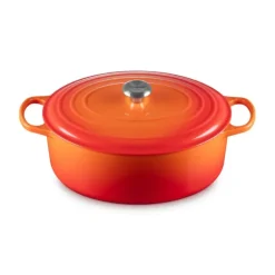 LE CREUSET Cocotte en fonte Ovale 35 cm Volcanique Signature* Cocotte En Fonte