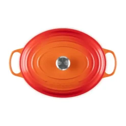 LE CREUSET Cocotte en fonte Ovale 35 cm Volcanique Signature* Cocotte En Fonte