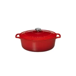 CHASSEUR Cocotte en Fonte Ovale 31 cm Rubis* Cocotte En Fonte